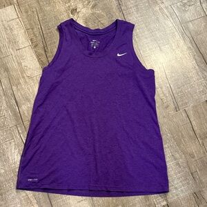 5/$15 Nike Kids Purple Tank Top size large